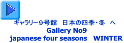 ギャラリー９号館　日本の四季・冬　へ 　Gallery No9   japanese four seasons   WINTER